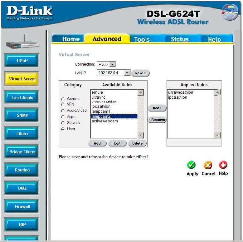D-Link DSL G624T